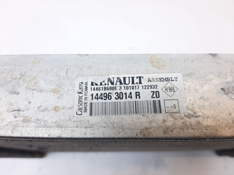 Recambio de intercooler para renault captur zen referencia OEM IAM 144963014R  