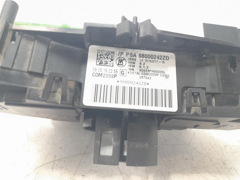 Recambio de mando multifuncion para peugeot 508 sw gt line referencia OEM IAM 98000242ZD LMF270007CP 