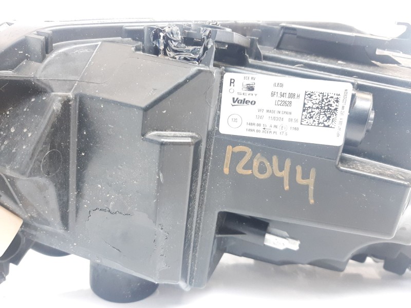 Recambio de faro derecho para seat arona fr referencia OEM IAM 6F1941008 6F1941008 