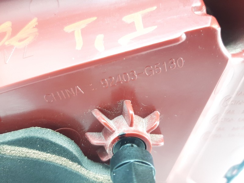 Recambio de piloto trasero izquierdo interior para kia niro business referencia OEM IAM 92403G5130 92403G5130 