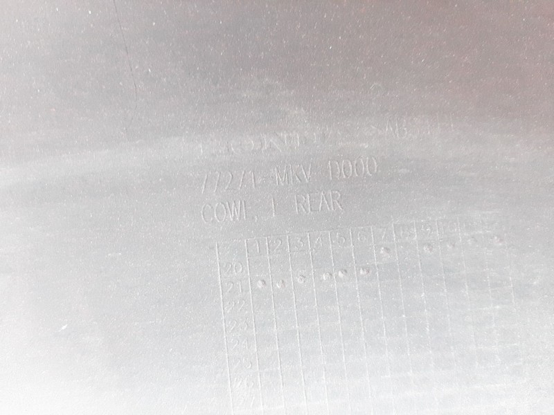 Recambio de moldura para honda forza nss 750 referencia OEM IAM 77270MKVD00ZF  