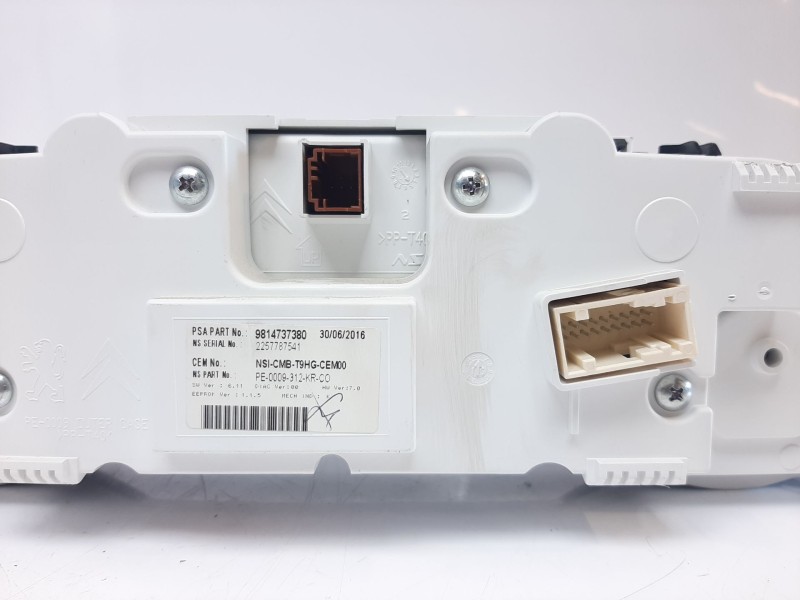 Recambio de cuadro instrumentos para peugeot 308 sw gt line referencia OEM IAM 9814737380 9814737380 