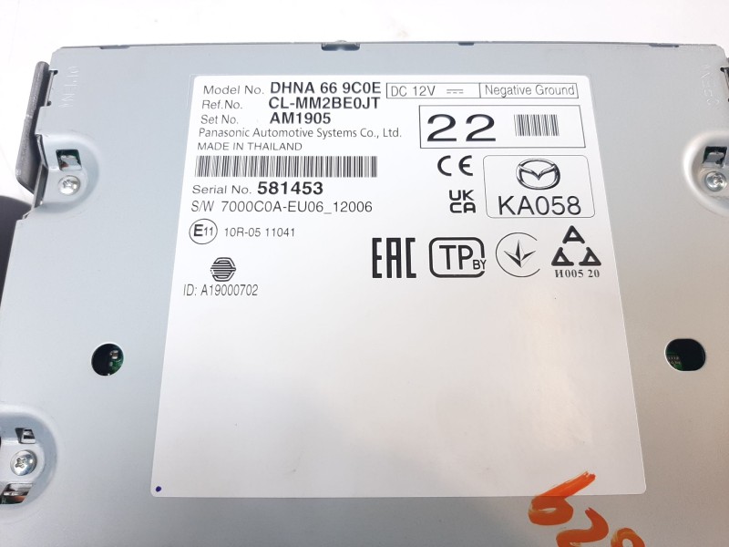 Recambio de sistema navegacion gps para mazda 3 berlina (bp) referencia OEM IAM BDGF611J0B BDGF611J0B 