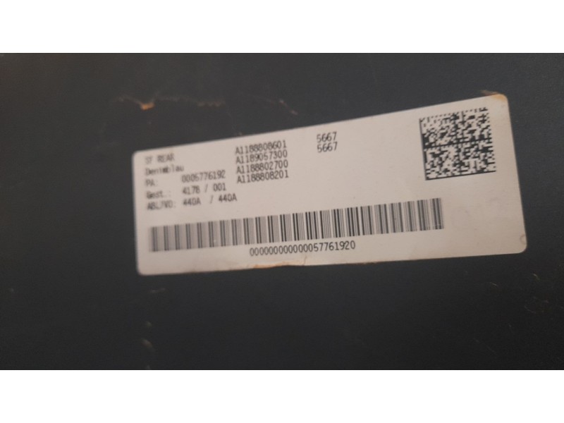 Recambio de paragolpes trasero para mercedes-benz cla-klasse (bm 118) cla 180 (118.384) referencia OEM IAM A1188851203  