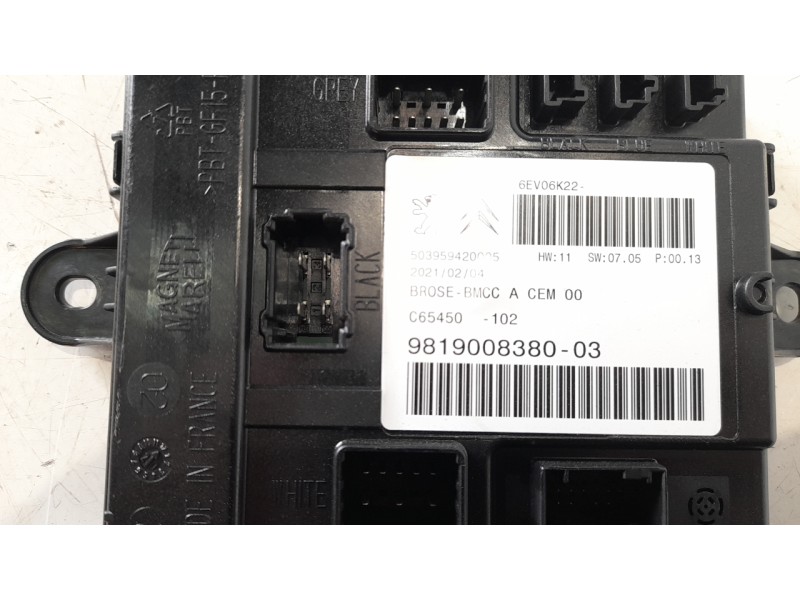 Recambio de modulo electronico para peugeot 508 hybrid 180 allure referencia OEM IAM 9819008380  