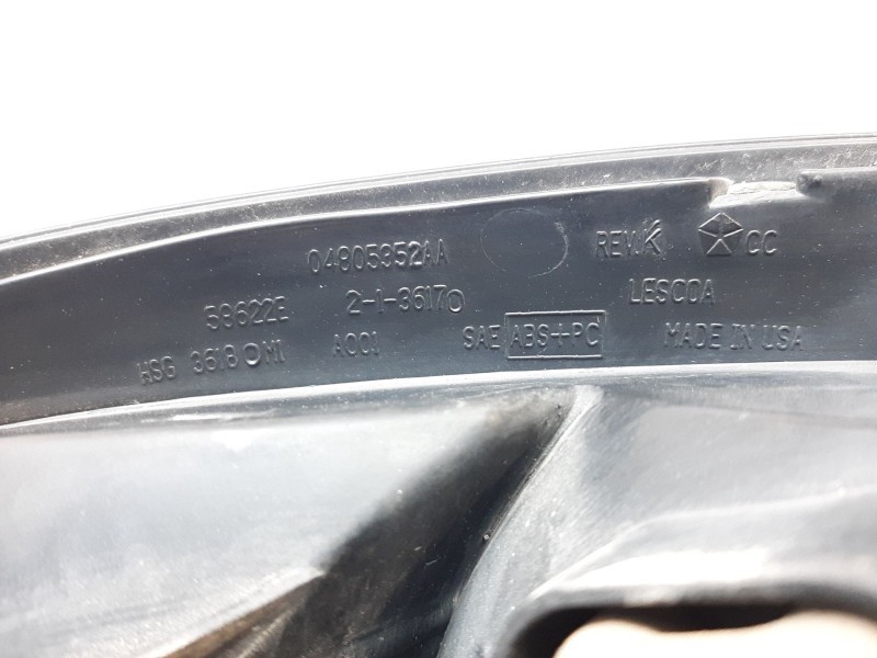 Recambio de piloto trasero derecho para chrysler sebring (jr) 2.0 referencia OEM IAM 4805352AA 4805352AA 