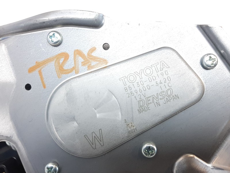 Recambio de motor limpia trasero para toyota yaris hybrid feel referencia OEM IAM 851300D190 851300D190 