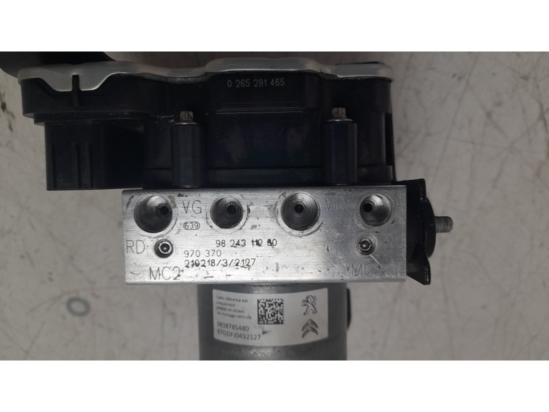 Recambio de abs para peugeot 508 hybrid 180 allure referencia OEM IAM 1636408980  