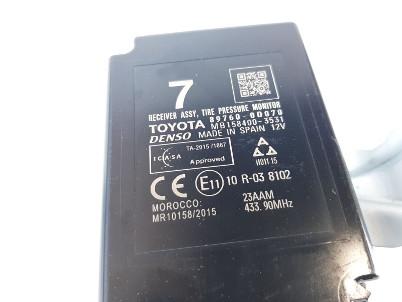 Recambio de modulo electronico para toyota yaris hybrid feel referencia OEM IAM 897600D070 897600D070 