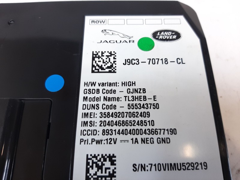 Recambio de modulo electronico para jaguar e-pace 2.0 diesel cat referencia OEM IAM J9C370718CL J9C370718CL 
