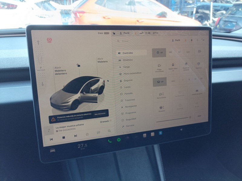 Recambio de pantalla multifuncion para tesla model 3 (5yj3) ev awd referencia OEM IAM   