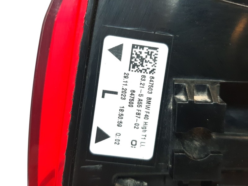 Recambio de piloto trasero izquierdo para bmw 1 (f40) 118 d referencia OEM IAM 63217450643 63217450643 103F06410771 16690011 218