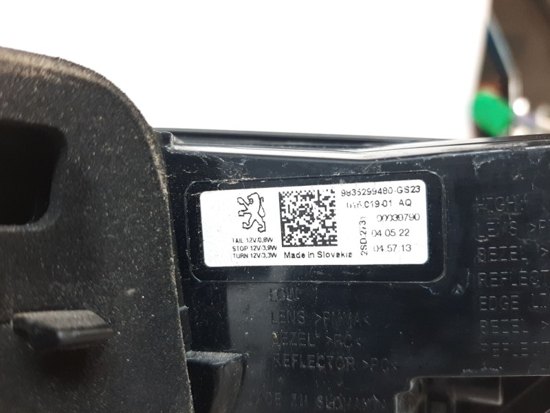 Recambio de piloto trasero izquierdo para peugeot 308 sw iii (fc_, fj_, fr_, f4_, fn_) bluehdi 130 (fcyhzl, fcyhzt) referencia O