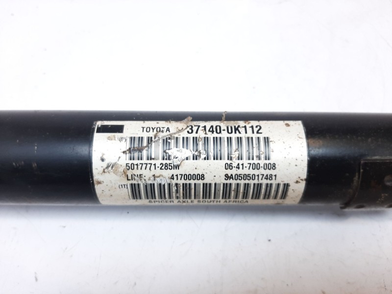 Recambio de transmision central para toyota hilux vii 2.4 d referencia OEM IAM 371400K112  