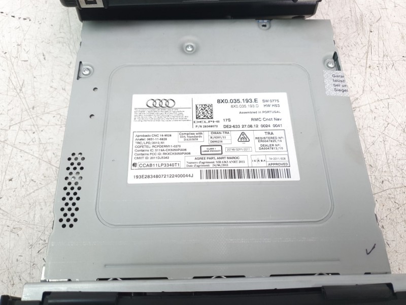 Recambio de sistema navegacion gps para audi a1 (8x) ambition referencia OEM IAM 8X0035193E 8X0035666F 