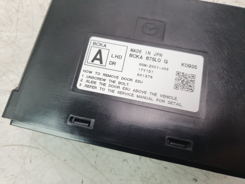 Recambio de modulo electronico para mazda 3 berlina (bp) referencia OEM IAM BCKA675L0G  