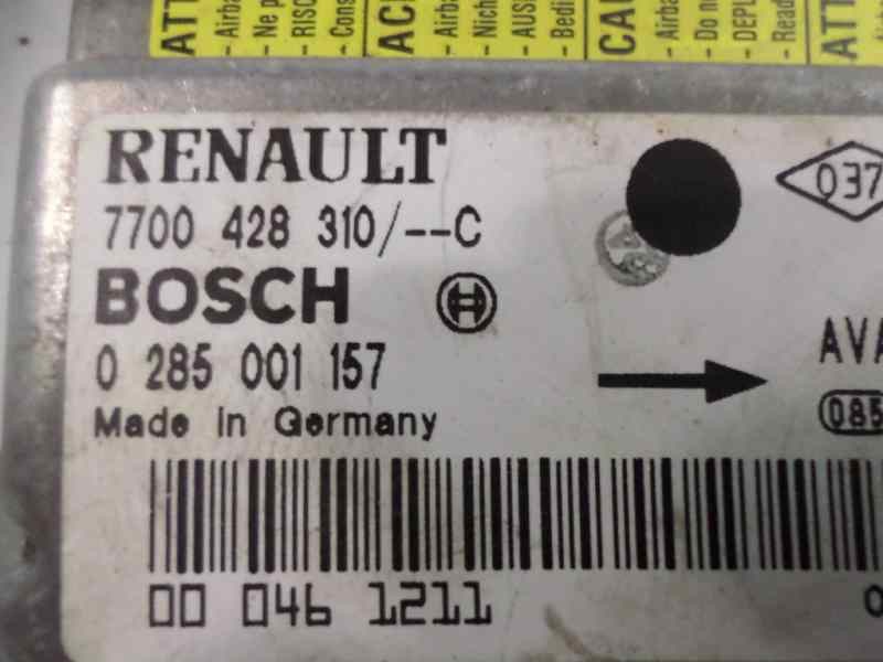 Recambio de centralita airbag para renault clio ii fase i (b/cbo) 1.2 alize referencia OEM IAM 7700428310 0285001157 