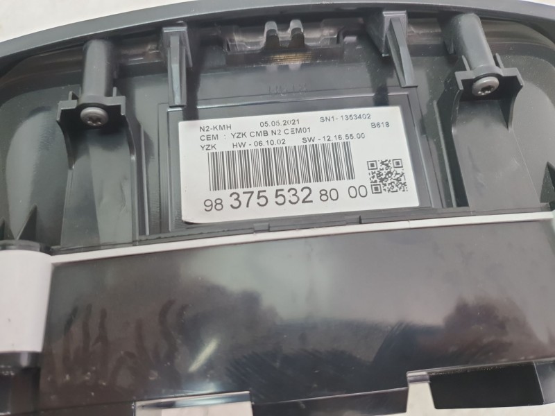 Recambio de cuadro instrumentos para citroën c3 shine referencia OEM IAM 9837553280  