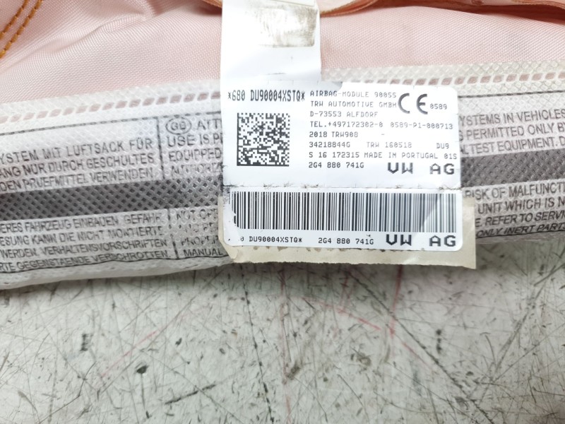 Recambio de airbag cortina delantero izquierdo para volkswagen polo referencia OEM IAM 2G4880741G  
