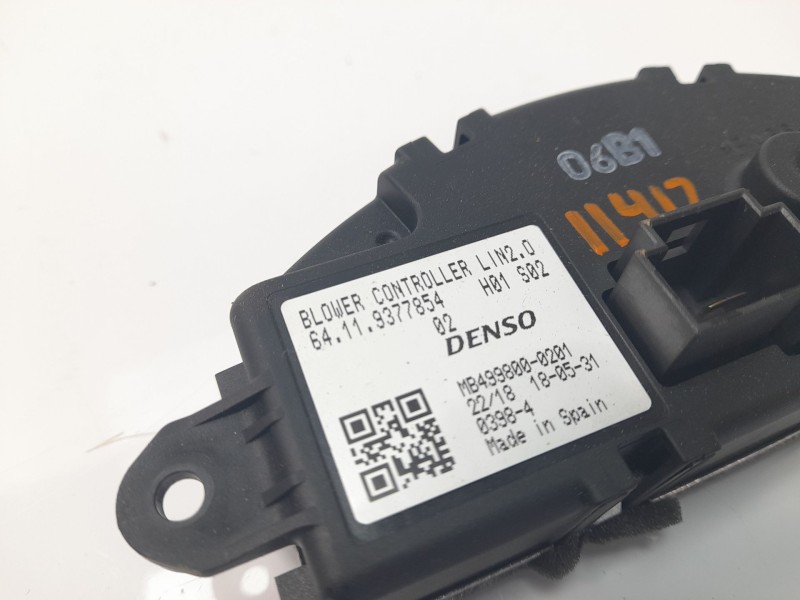 Recambio de resistencia calefaccion para mini countryman (f60) 1.5 12v referencia OEM IAM 64119377854  RSF620057