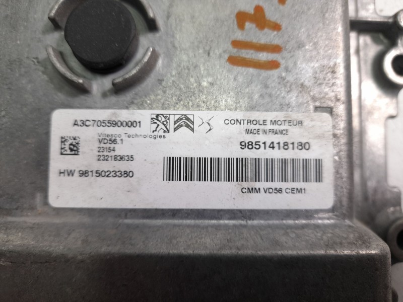 Recambio de centralita motor uce para peugeot 2008 (p1) allure pack referencia OEM IAM 1675655280  