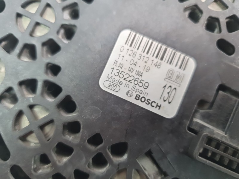 Recambio de alternador para opel astra k lim. 5türig dynamic referencia OEM IAM 13522659 ALF790501 