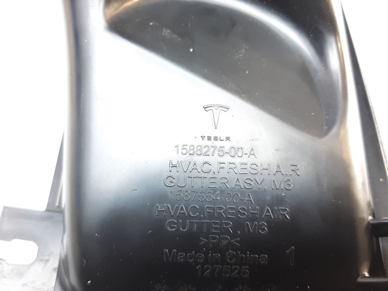 Recambio de canalizador de aire para tesla model 3 (5yj3) ev awd referencia OEM IAM 158827500A 158827500A 
