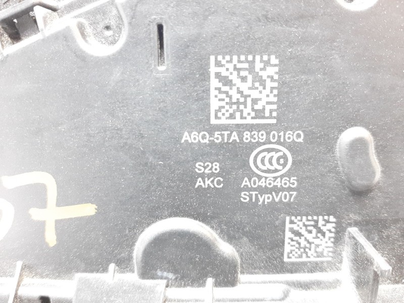 Recambio de cerradura puerta trasera derecha para audi q3 (f3b) referencia OEM IAM 5TA839016Q 5TA839016Q 