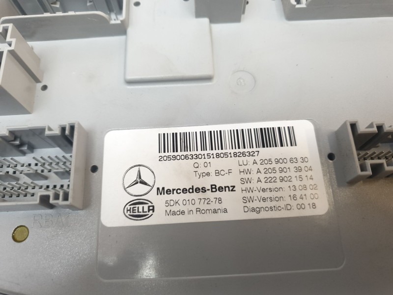 Recambio de modulo electronico para mercedes-benz clase glc (w253) glc 220 d 4matic referencia OEM IAM A2059006330 A2059006330 