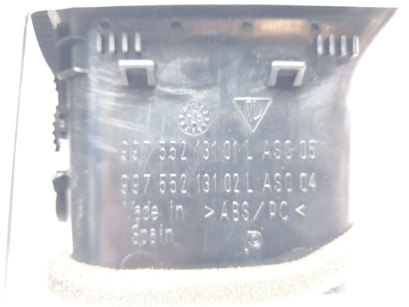 Recambio de aireador izquierdo para porsche 911 (typ 997) carrera s coupe referencia OEM IAM 99755213101 99755213102 