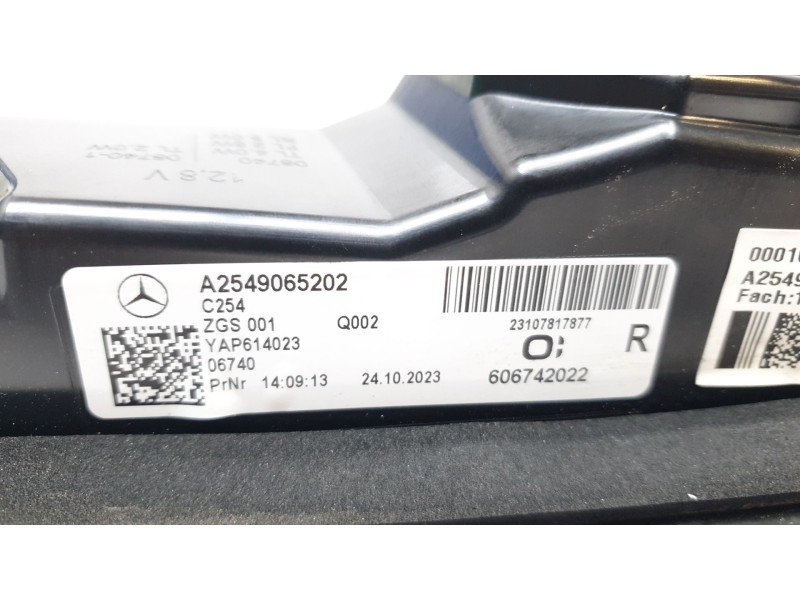 Recambio de piloto trasero derecho interior para mercedes-benz cle cle 220d referencia OEM IAM A2549065202  