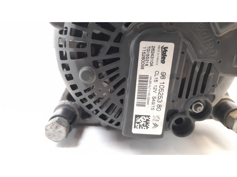 Recambio de alternador para peugeot 208 1.6 blue-hdi fap referencia OEM IAM 9810525380 ALF690551VL A439933