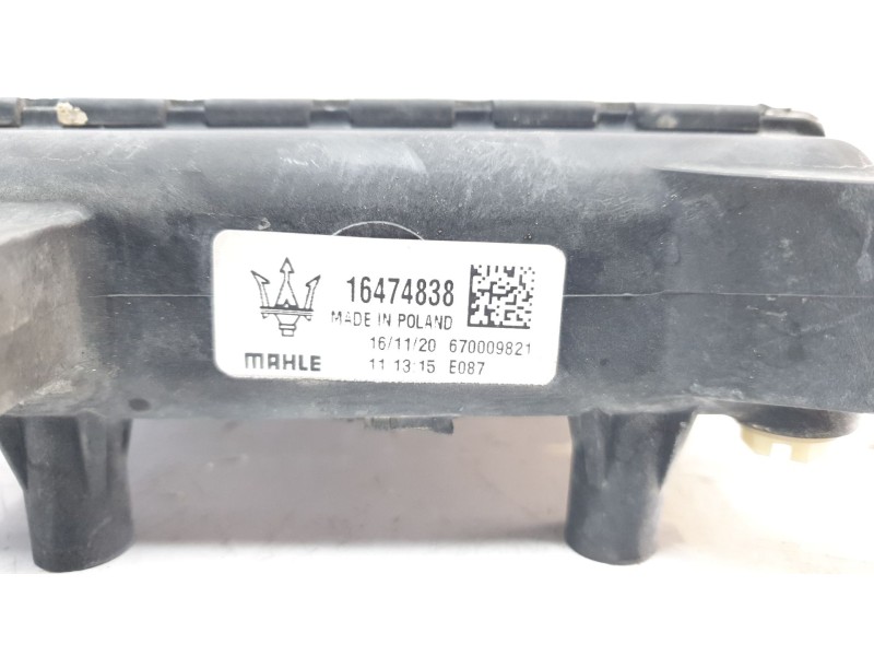 Recambio de radiador agua para maserati ghibli iii (m157) 3.0 referencia OEM IAM 670009821  