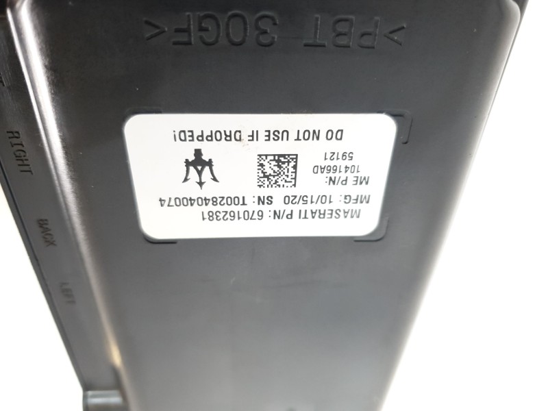 Recambio de modulo electronico para maserati ghibli iii (m157) 3.0 referencia OEM IAM 670162381  