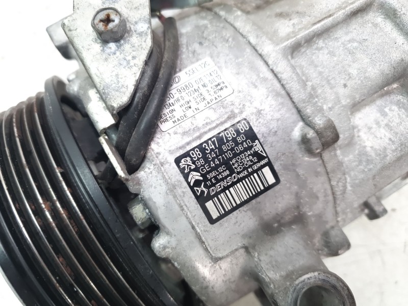 Recambio de compresor aire acondicionado para opel corsa f ultimate referencia OEM IAM 9834779880  