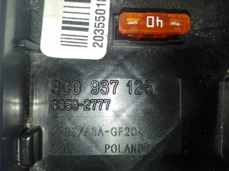 Recambio de caja reles / fusibles para volkswagen passat berlina (3c2) r line referencia OEM IAM 3C0937125 63592777 