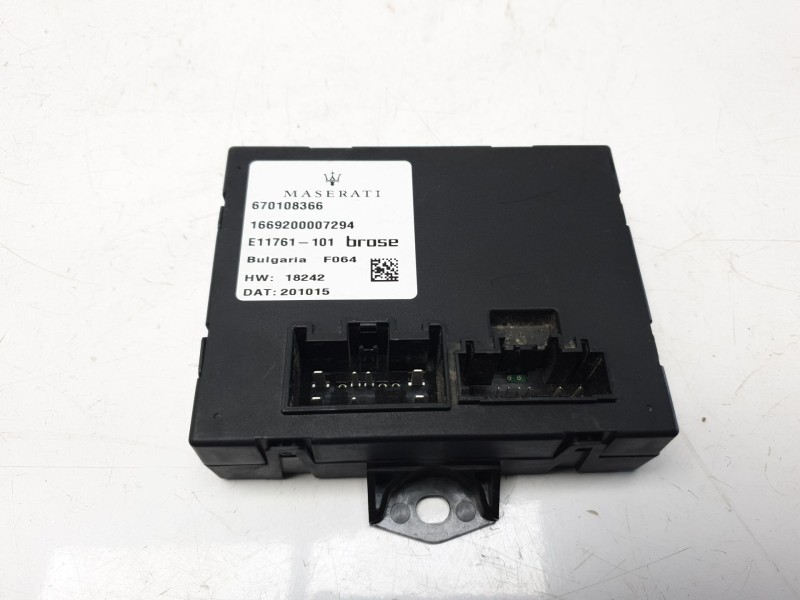 Recambio de modulo electronico para maserati ghibli iii (m157) 3.0 referencia OEM IAM 670108366  
