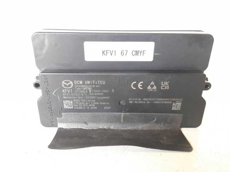 Recambio de modulo electronico para mazda cx-5 2.0 cat referencia OEM IAM KFV167CM0B  