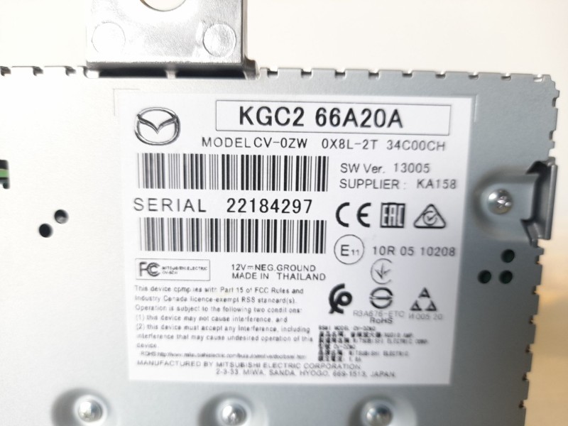 Recambio de modulo electronico para mazda cx-5 2.0 cat referencia OEM IAM KGC266A20A  