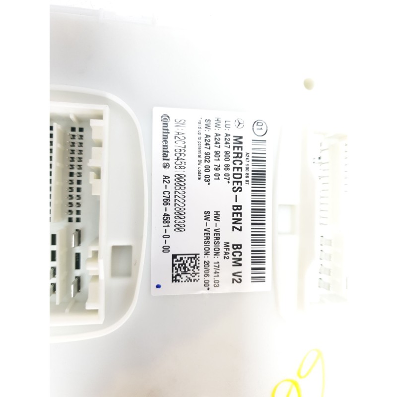 Recambio de modulo electronico para mercedes-benz clase glb (bm 247) 1.3 cat referencia OEM IAM A2479008607 A2C7664581000 