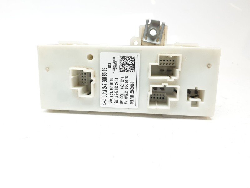 Recambio de modulo electronico para mercedes-benz clase glb (bm 247) 1.3 cat referencia OEM IAM A2479008609 28689363 