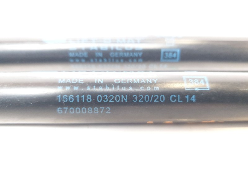 Recambio de amortiguadores capo para maserati ghibli iii (m157) 3.0 referencia OEM IAM 670008872  