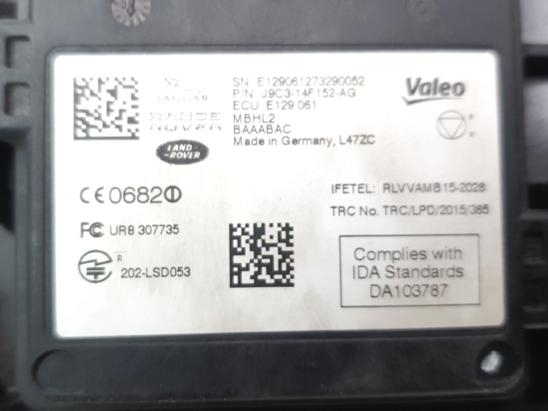 Recambio de modulo electronico para jaguar e-pace 2.0 diesel cat referencia OEM IAM J9C314F152AG 202LSD053 