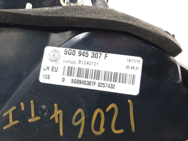 Recambio de piloto trasero izquierdo interior para volkswagen golf vii lim. gte referencia OEM IAM   