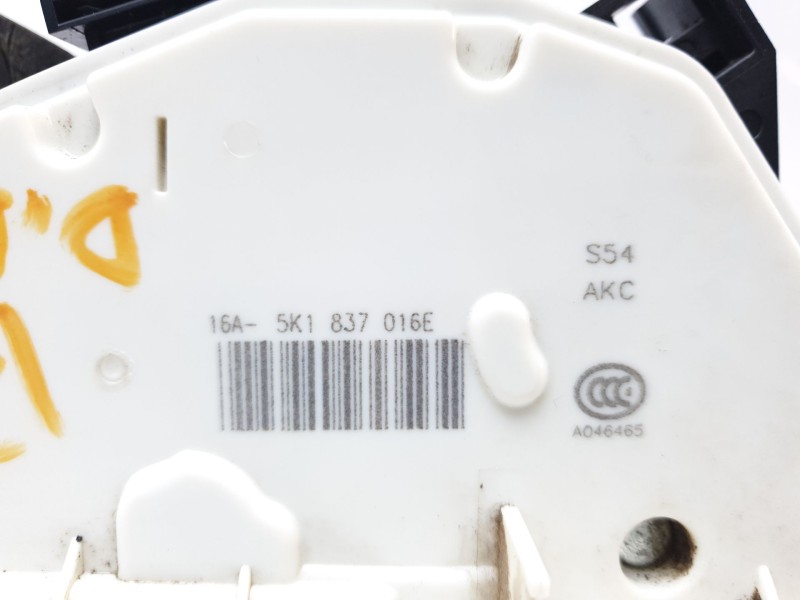 Recambio de cerradura puerta delantera derecha para volkswagen golf vii lim. gte referencia OEM IAM 5K1837016E  DLF640037 / EZCV