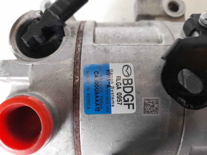 Recambio de compresor aire acondicionado para mazda 3 berlina (bp) referencia OEM IAM CA500G5AAA12 RLGA0957 