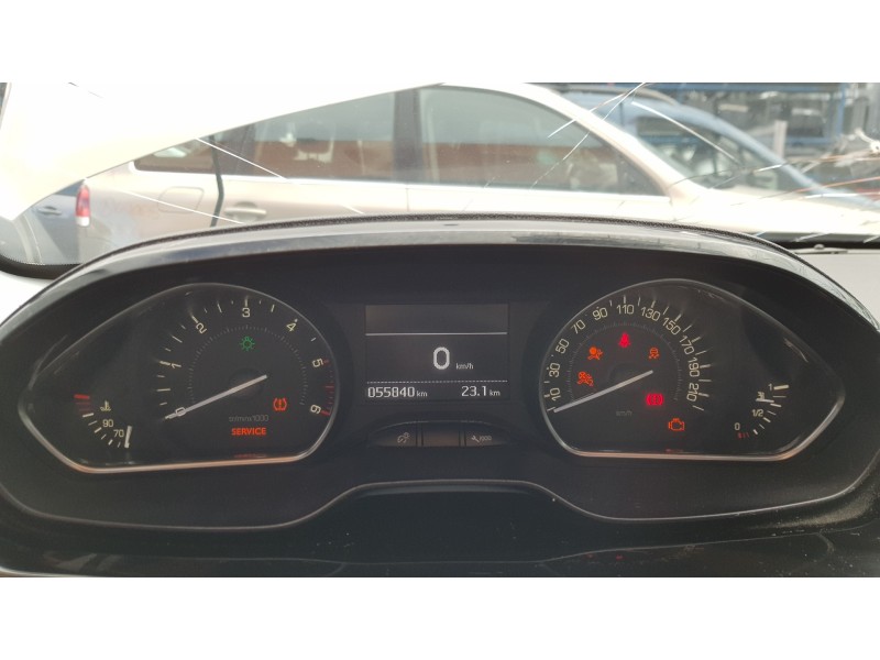 Recambio de cuadro instrumentos para peugeot 208 1.6 blue-hdi fap referencia OEM IAM 9814696580  