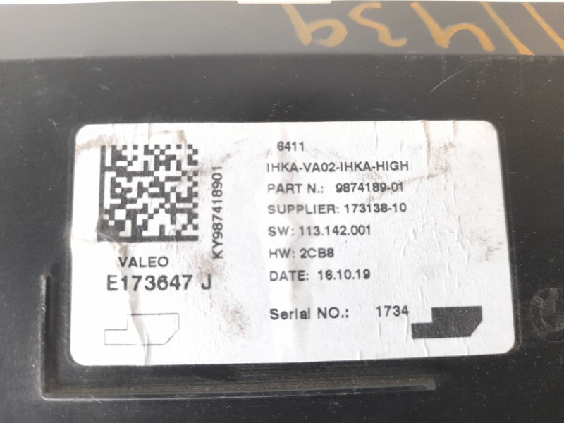 Recambio de modulo electronico para mini countryman (f60) cooper s e all4 referencia OEM IAM 9874189 E173647J 
