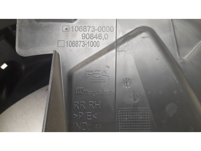 Recambio de paso rueda trasero derecho para opel astra 5p elegance referencia OEM IAM 1068730000  