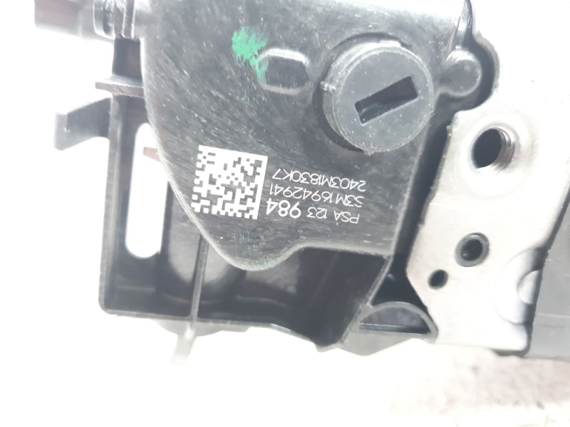 Recambio de cerradura puerta trasera derecha para citroën c3 feel pack referencia OEM IAM 9812398480  